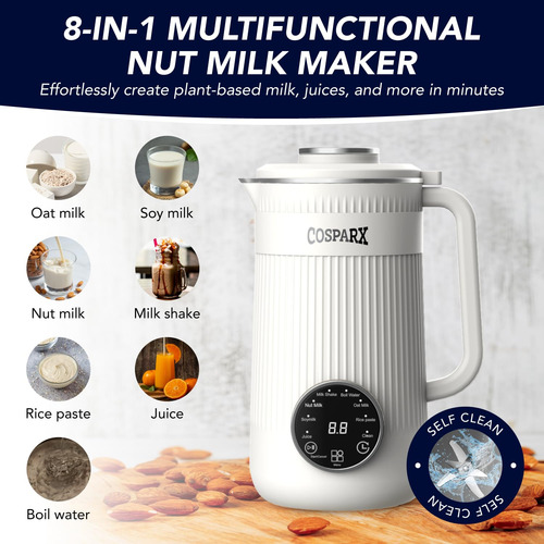 Máquina Automática De 32 Onzas Para Hacer Leche Vegetal 8 En