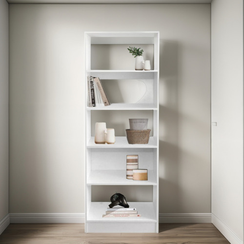 Librero Decomobil Capaldi Blanco Minimalista Color Blanco Absoluto