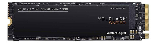 Disco sólido SSD interno Western Digital WD Black SN750 WDS250G3X0C 250GB negro