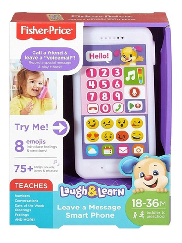 Fisher Price Mi Primer Telefono De Aprendizaje Smartphone