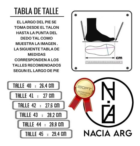 Imagen 7 de 7 de Botines De Futbol Soft Cosidos Papi Césped Sintético