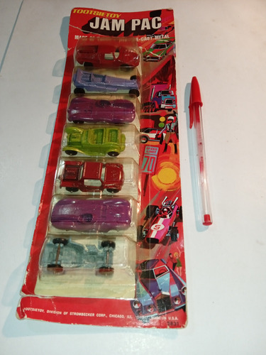 Tootsietoy Jam Pac 7 Cochecitos. No Hot Wheels!. 