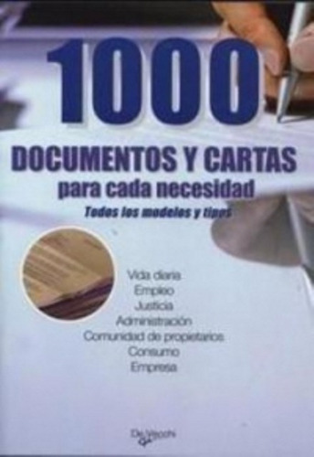 1000 Documentos Y Cartas Para Cada Necesidad