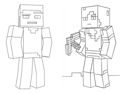30 Libros P/pintar Minecraft Personalizados 15x21