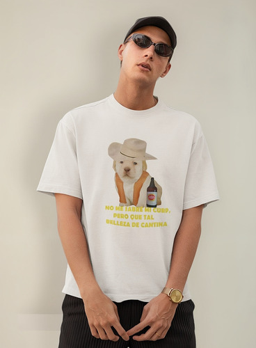 Playera Meme Perritos Profesionales Caguamero Unisex