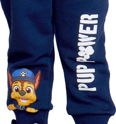 Pants Completo Paw Patrol Conjunto Deportivo Niños 1198231 Azul Oscuro Liso 1 Año