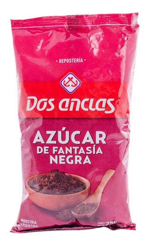 Azucar Negra Fantasia Dos Anclas X 250 Gr