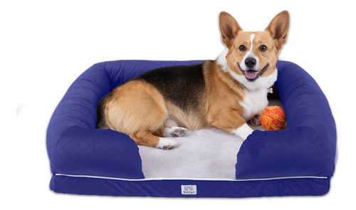 Cama Perro Mascota Pet2go® 100% Lavable - Elegance Med 80x60