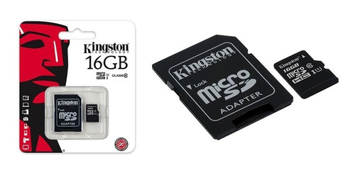 Memoria Micro Sd 16 Gb Clase 10 Kingston 80mb/s