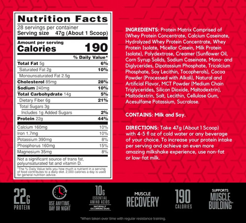 Syntha 6 Bsn 2,91lb Proteína Combinada Aislada Importada Usa Vainilla