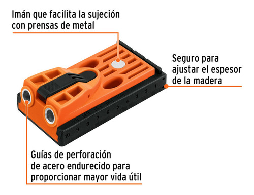 Guia Para Uniones Ocultas Perforacion Madera Truper 102596