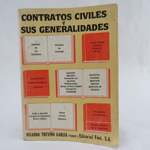 L1808 Treviño  Contratos Civiles Y Sus Generalidades Tomo 1