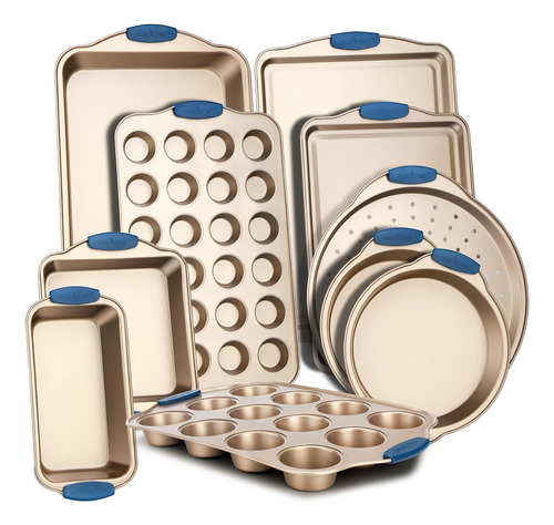 Juego De Fuentes Para Hornear Antiadherentes Nutrichef X10