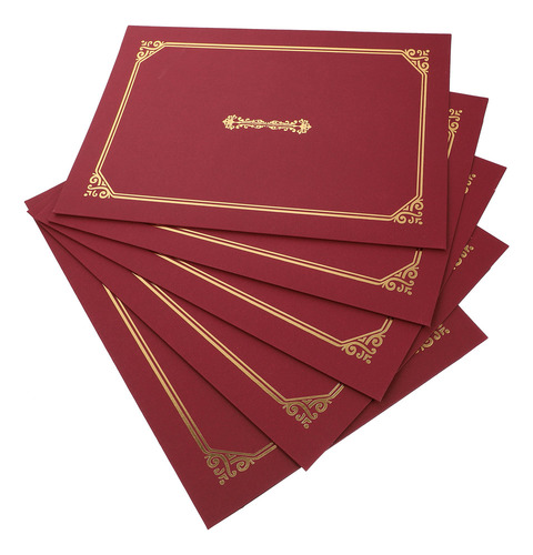 Capa De Certificado De Honra Para Portador De Diploma Gold L