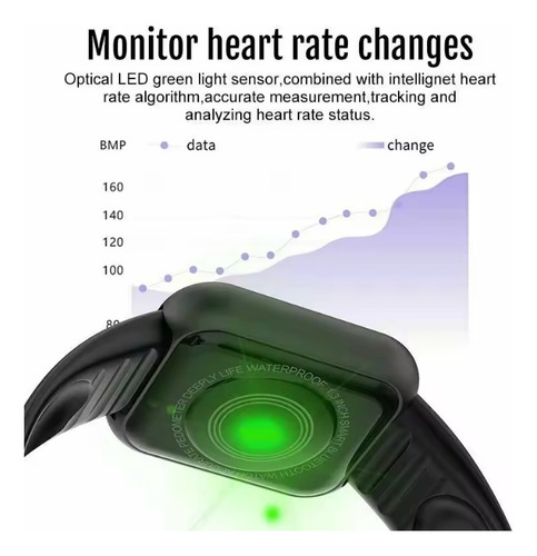 Smart Watch Monitor Sueño Regalo Deportes Monitor Cardiaco