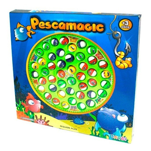 Juego de mesa Pescamagic 45 piezas Faydi 9259