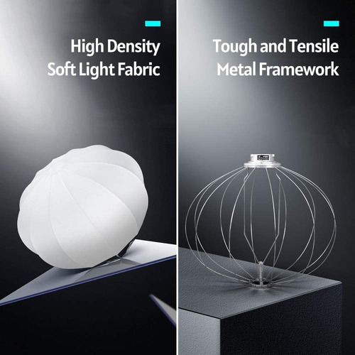 Imagen 8 de 9 de Soft Box Difusor Tipo Linterna Triopo Lantern Kq65 P/ Bowens