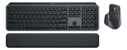 Combo Teclado E Mouse Sem Fio Mx Keys S - grafite Grafite Preto
