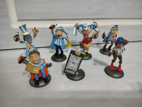 Set De Hinchas De Fútbol Argentino De Coca Cola (Usado)