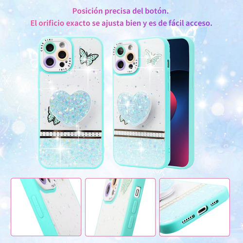 Funda Con Soporte Corazón Para Huawei Motorola iPhone Y Oppo