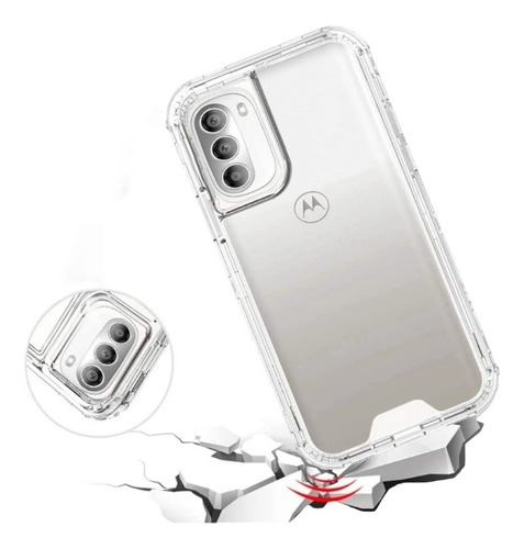 Funda Protector Uso Rudo Clear 360° Para Motorola G60