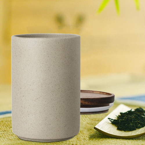 . Recipiente De Café Con Tapa De Cerámica For Grande