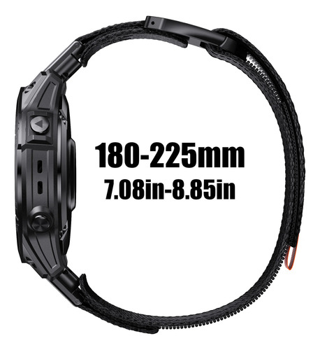 Correa De Nailon Trenzada Para Garmin Fenix 7x 6x Pro/epix P