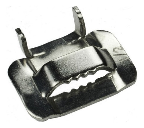 Hebilla Para Fleje Acero Inoxidable 3/4 Paq 100