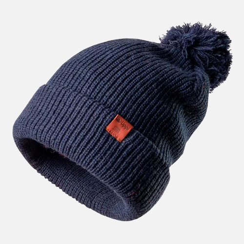 Gorro Unisex Fly Line Pom Blend-pro Beanie Azul Oscuro Lippi