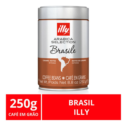 Café Em Grão, Illy Selection, Brasil, Lata 250g