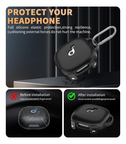 2pcs Funda Auriculares Para Anker Soundcore Sport X20 Case