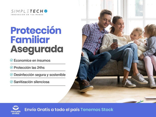Imagen 4 de 7 de Ozonizador Ionizador Purificador De Aire - 60mg/h