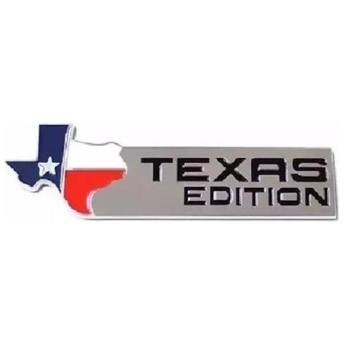 1 Emblema Adesivo Metal Texas Edition F250 Ranger Dodge Ram