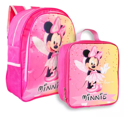 Kit Lancheira Infantil Minnie Completo 8 Peças  (14885/6190/13362/13365/5846/6307) - Meli Comércio