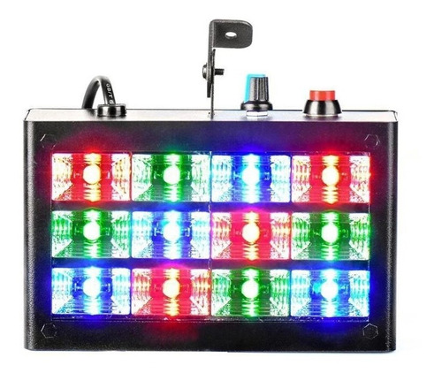 Luz Estrodoscopica 12 Led Rgb Fiesta Ritmico