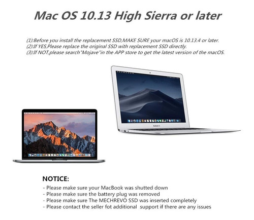 Imagen 7 de 7 de Tarjeta Adaptador M.2 Nvme Ssd Macbook Air Pro 2013-2017