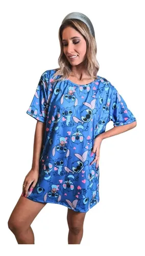 GENERICO Pijama Niño Polar de Stitch - Enteritos Mujer Hombre