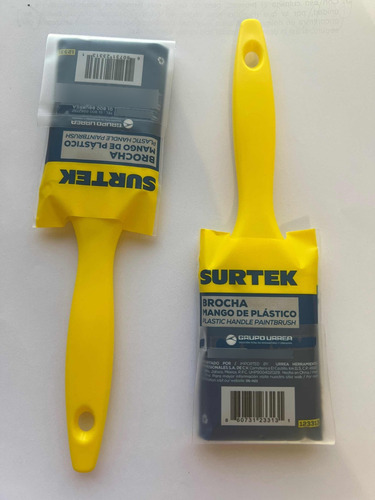 Kit De 10 Brochas Con Mango Plástico 2 Pulgadas Surtek