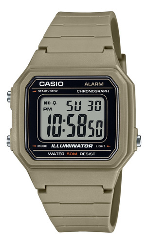 Reloj Casio W 217h 5av Arena Arena Negro