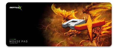 Mousepads Gamer 70x30 Cm Reptilex Orange Edition Rx 0010