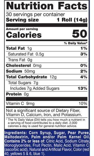Fruit Roll-ups Fruit Flavored Snacks, Mystery Flavor 30 Pz
