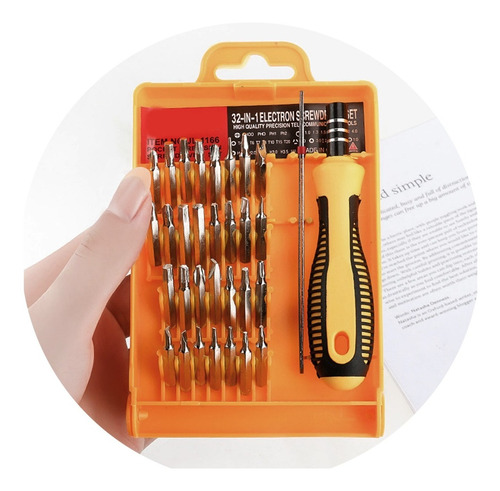 Kit 32 Destornilladores Reparacion Celulares Torx Imantados