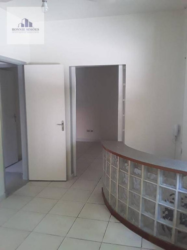 Imagem 1 de 13 de Sala, Sobreloja Para Alugar Em Moema, 5 Salas Bem Iluminadas, 2 Banheiros, 2 Vagas Para Carro, 120 M², São Paulo. - Sa0558