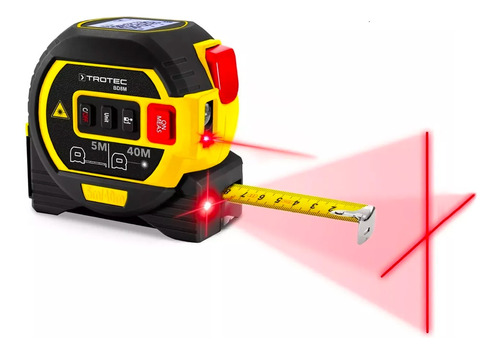 Flexometro Medidor De Distancia Digital Con Laser Uso Rudo 