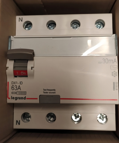 Interruptor Diferencial 4p 63a 30ma 411662 Certificado Legra