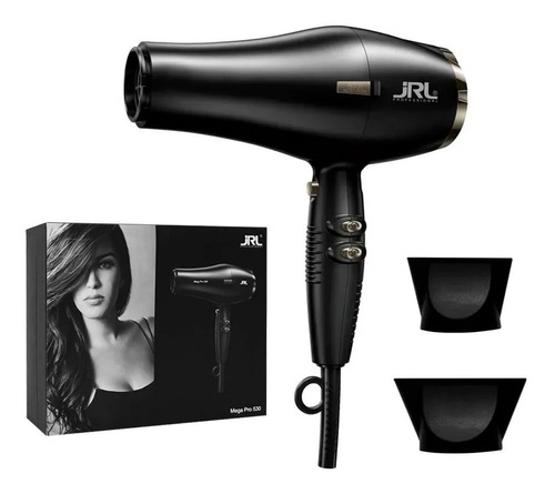 Secador De Pelo Profesional Mega Pro 530 Negro Jrl Ee.uu