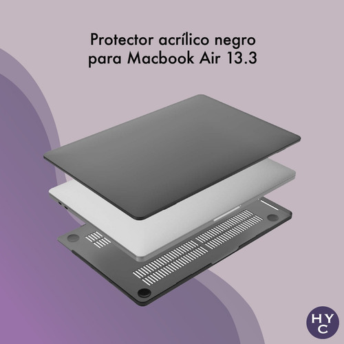 Protector Compatible Mac Air 13 A1932 A2179 A2337 - Acrilico