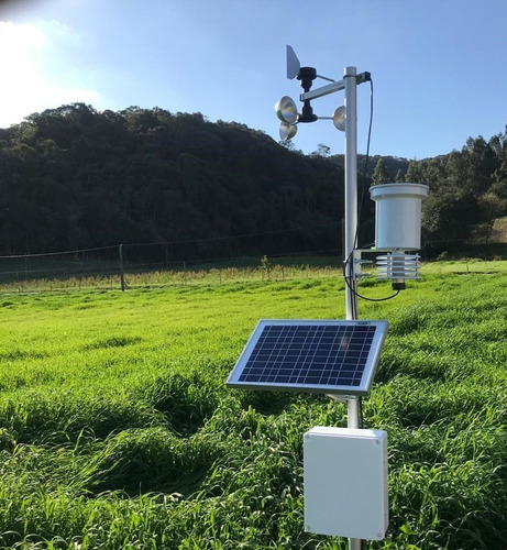 Estação Meteorológica C/ Datalogger + Fonte Solar - Autônoma