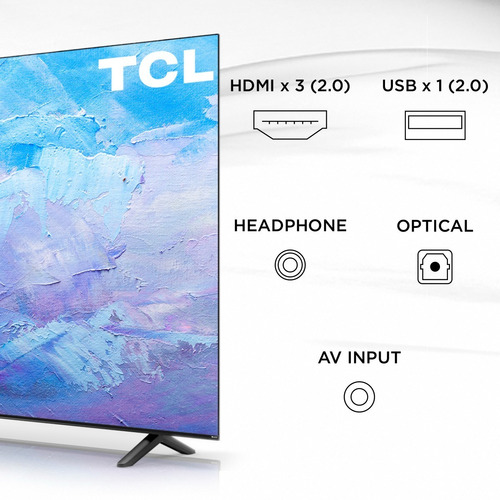 Televisor 55 Pulgadas Tcl Serie S4 Roku 55s453 4k Uhd