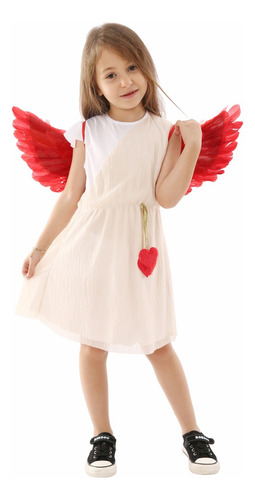 Disfraz De Cupido Para Cosplay De Halloween Para Niños